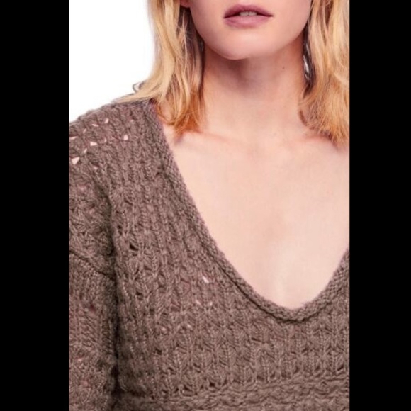 Free People Crashing Waves Pullover Sweater Small - Picture 5 of 6